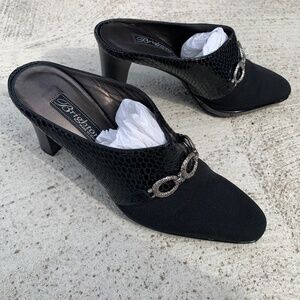 Brighton pointed toe mules